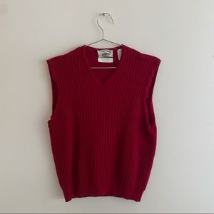 Vintage wool sweater vest